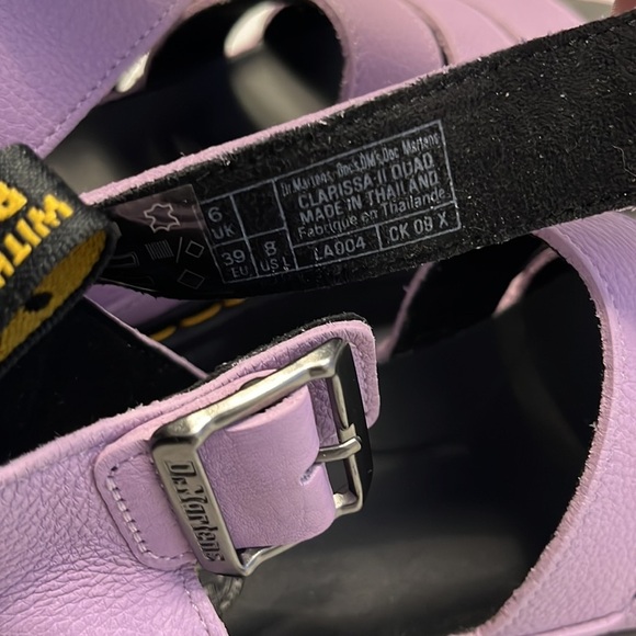 Dr Martens Blaire Sandals in Lilac Size 8 NEW - Picture 15 of 16